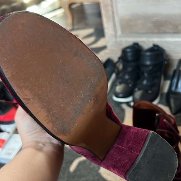 Coach velvet laced boot - Picture 4 of 5